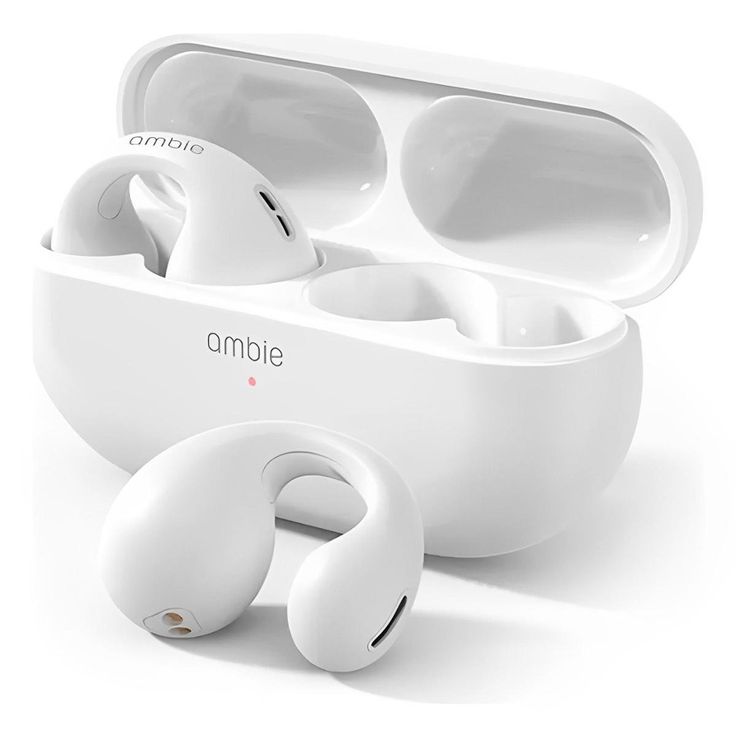 Ambie Sound Earcuffs | Wireless Earphone | 6 Hours Playback | Bluetooth 5.2 | IPX5 Waterproof | Air Pods