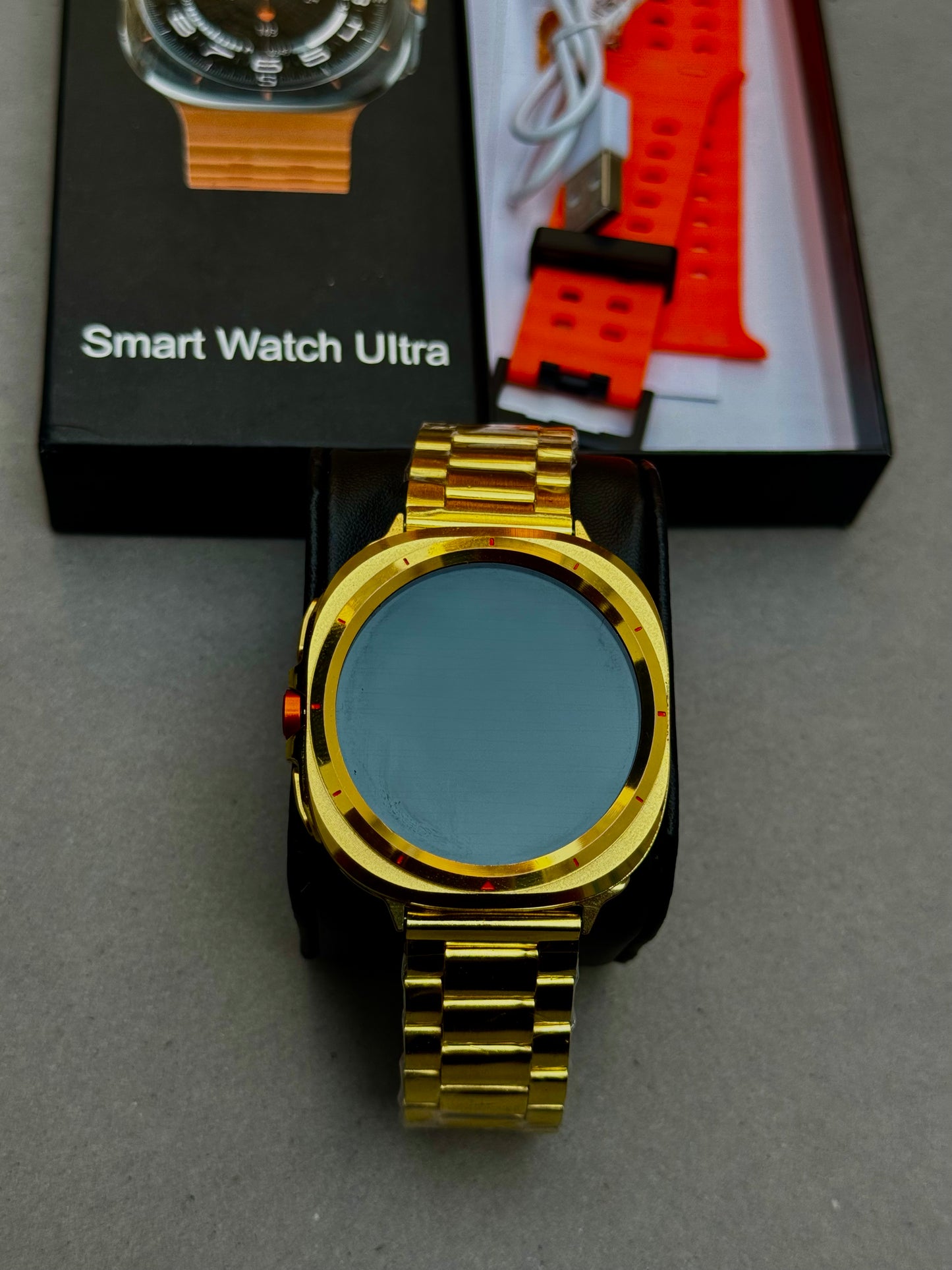 Samsung Smart Watch Ultra Gold Edition + Apple Headphones