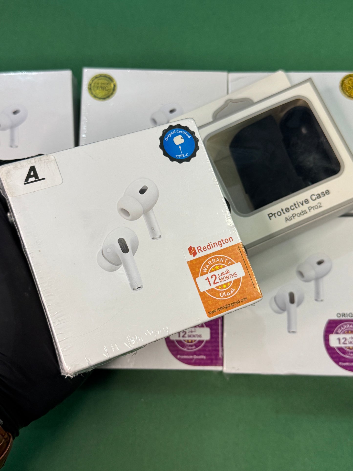 Airpods Pro 2 (2nd Generation) Titanium Edition [ With Silicon Case! ]
